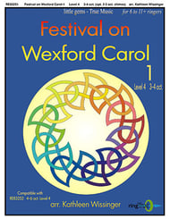 Festival on Wexford Carol 1 & 2 Handbell sheet music cover Thumbnail